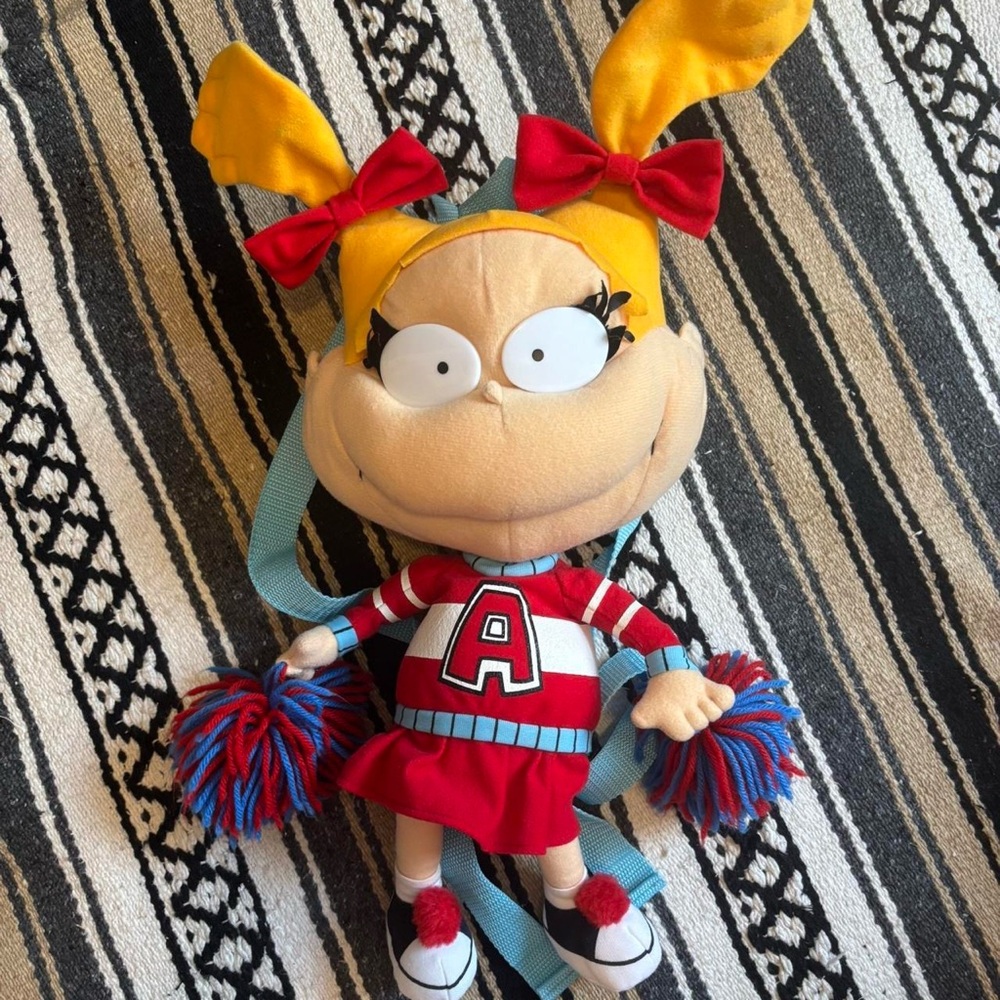 Rugrats Angelica Vintage 1999 Plush Backpack